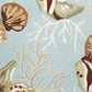 HomeRoots 2' x 4' Polyester Blue Area Rug