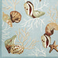 HomeRoots 2' x 4' Polyester Blue Area Rug