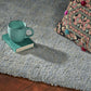 HomeRoots 2' x 4' Polyester Blue Heather Area Rug