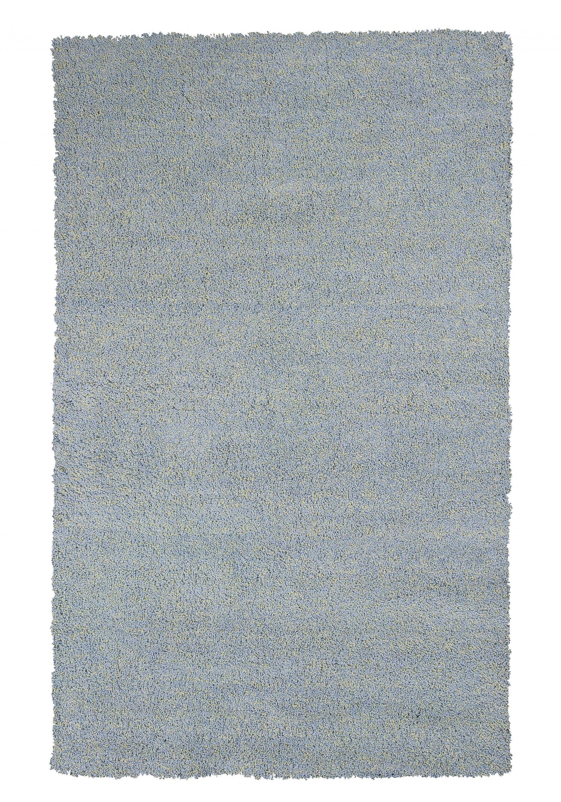 HomeRoots 2' x 4' Polyester Blue Heather Area Rug