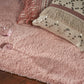 HomeRoots 2' x 4' Polyester Rose Pink Area Rug