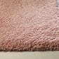 HomeRoots 2' x 4' Polyester Rose Pink Area Rug