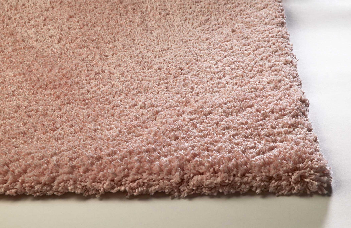 HomeRoots 2' x 4' Polyester Rose Pink Area Rug