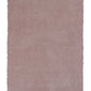 HomeRoots 2' x 4' Polyester Rose Pink Area Rug