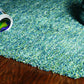 HomeRoots 2' x 4' Polyester Seafoam Heather Area Rug