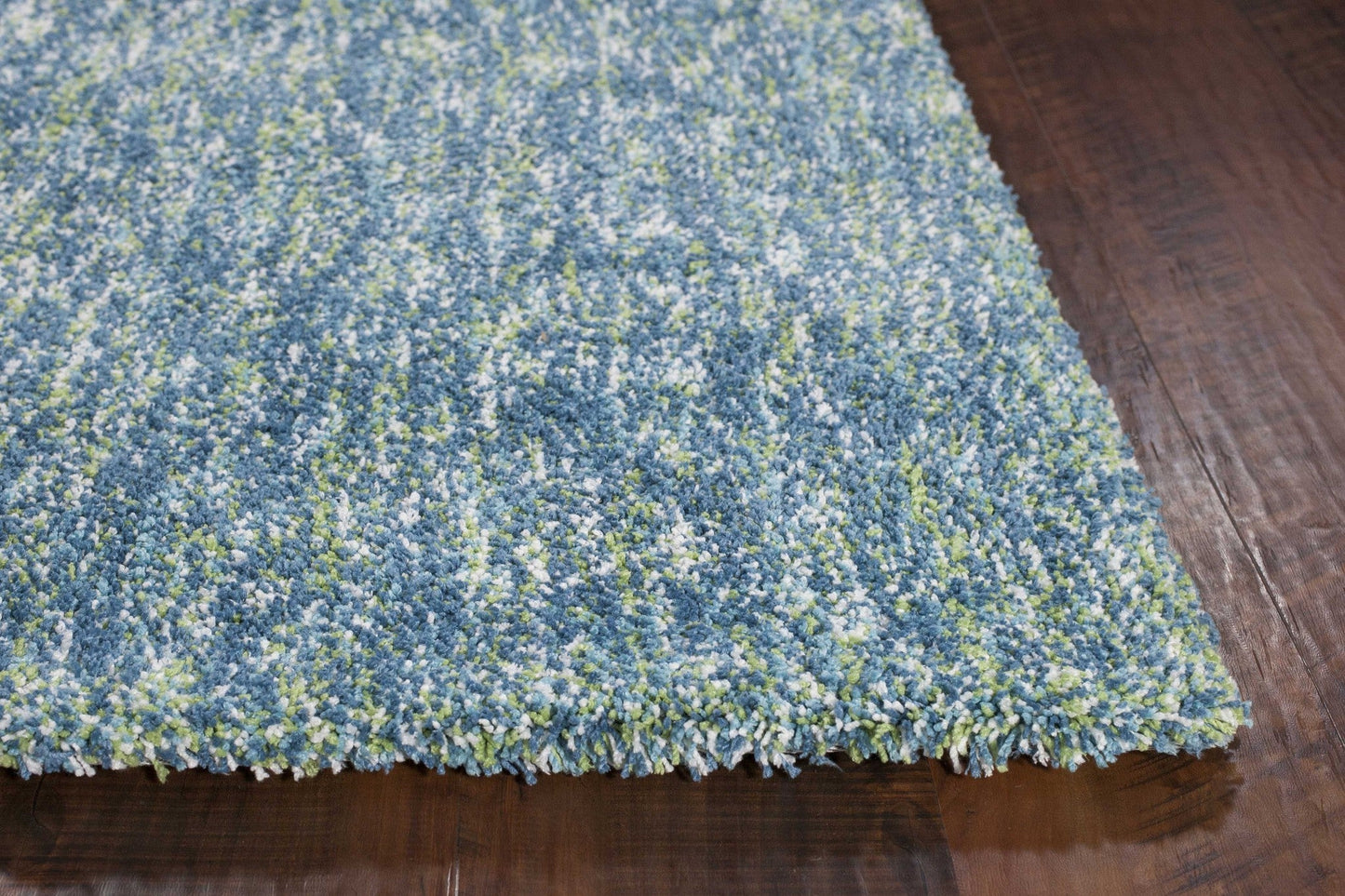 HomeRoots 2' x 4' Polyester Seafoam Heather Area Rug