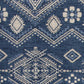 HomeRoots 2' x 4' Polypropylene Demin Area Rug