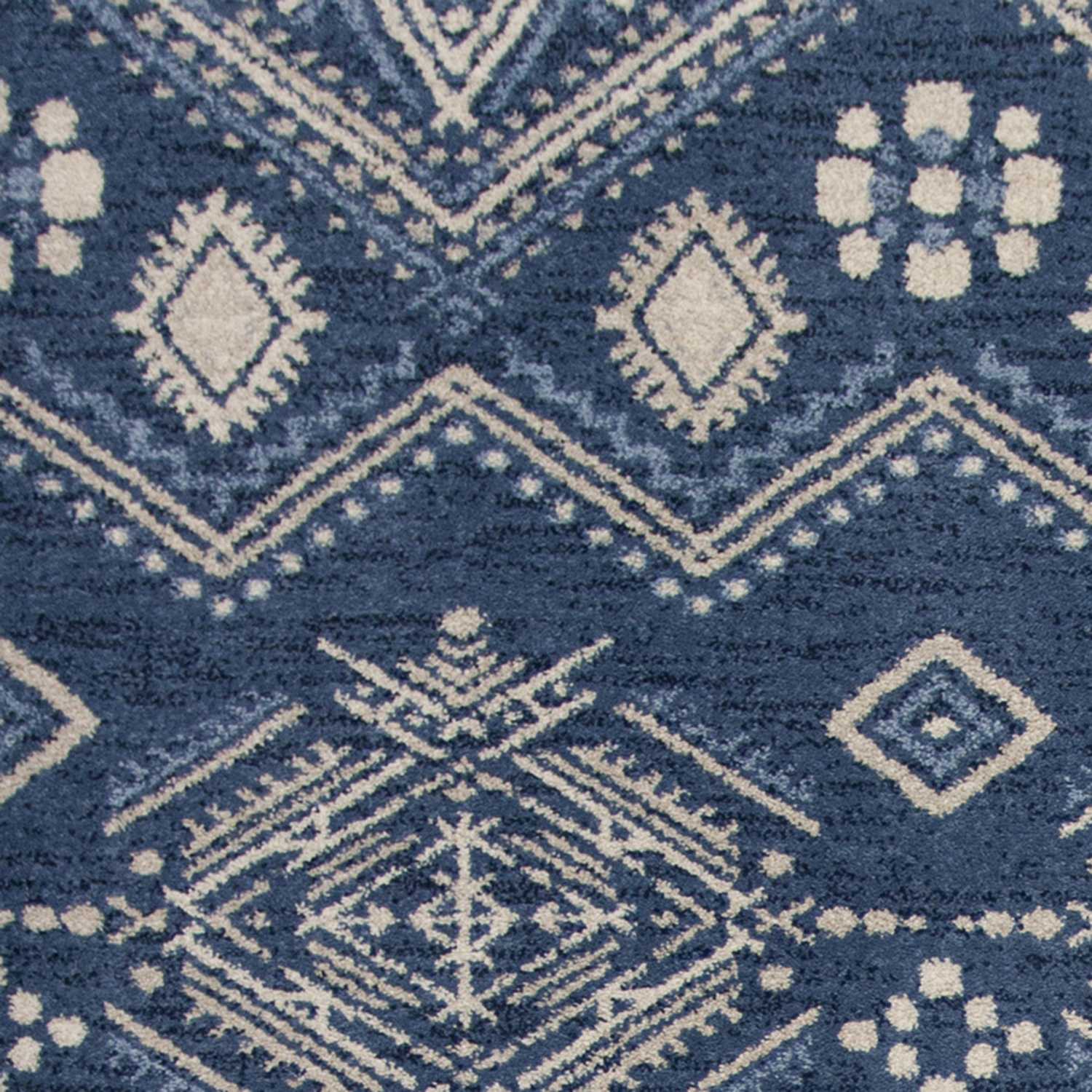 HomeRoots 2' x 4' Polypropylene Demin Area Rug