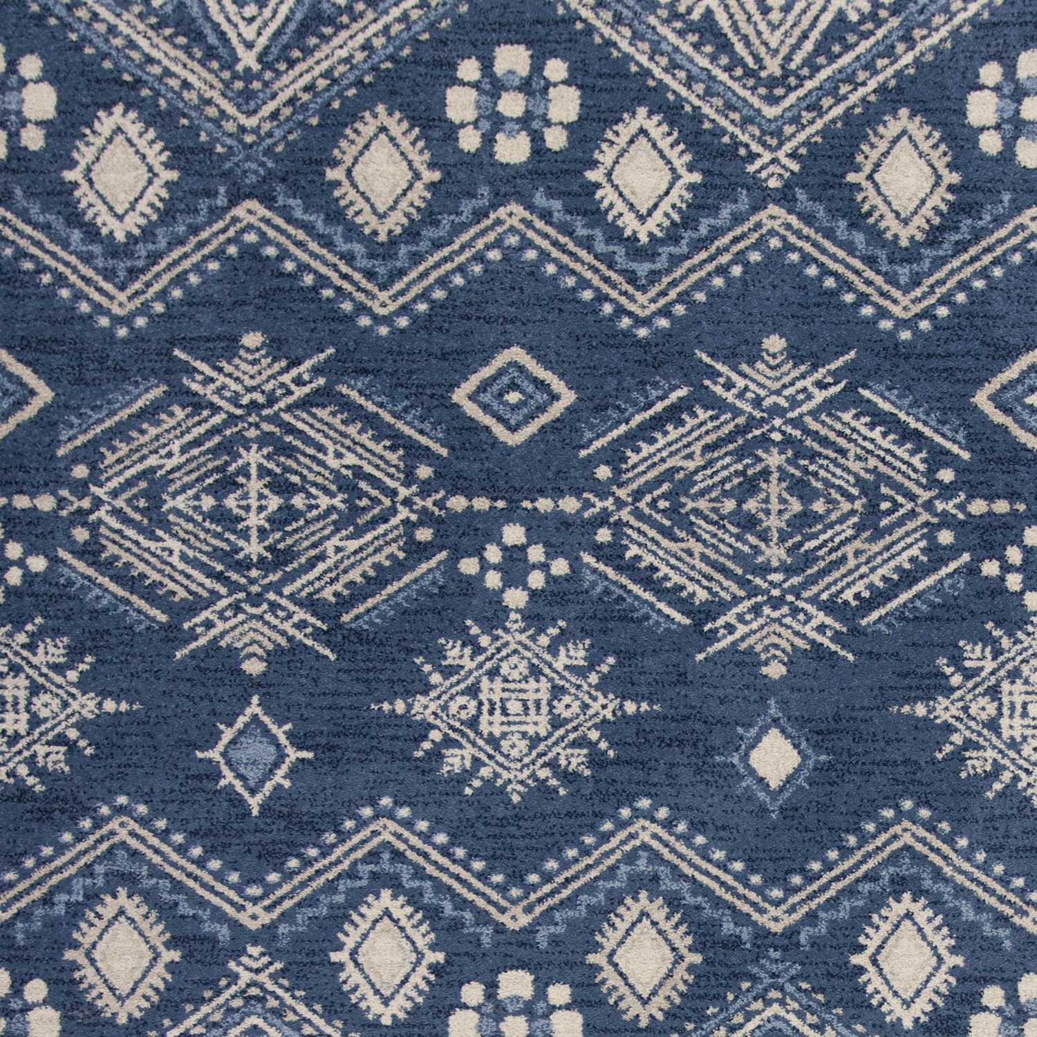 HomeRoots 2' x 4' Polypropylene Demin Area Rug