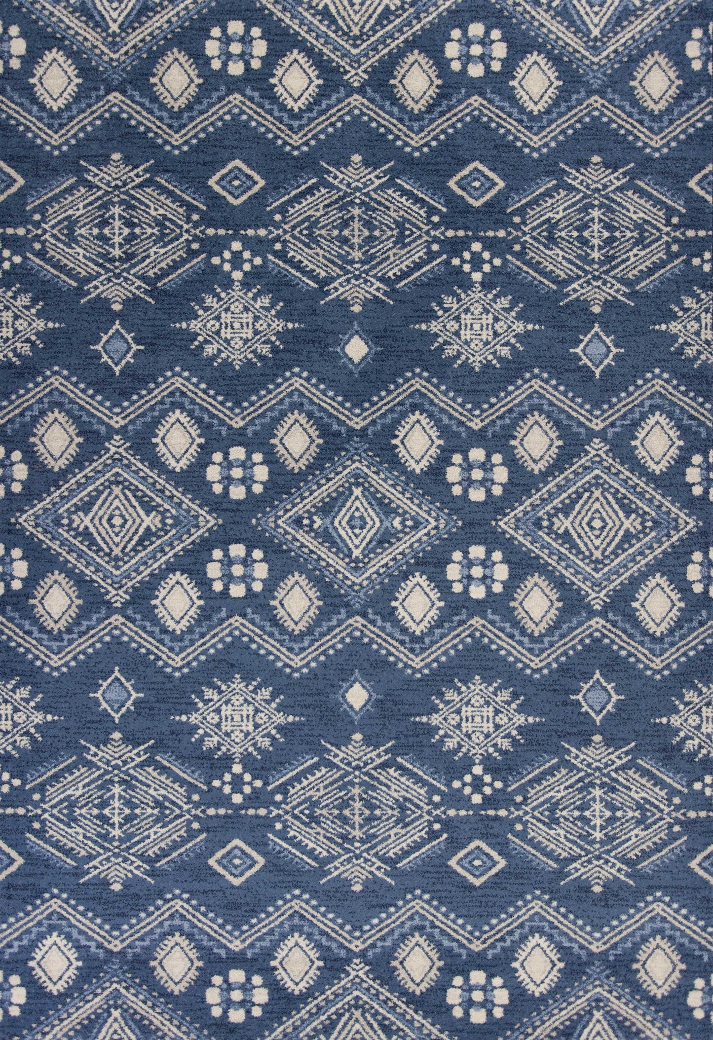 HomeRoots 2' x 4' Polypropylene Demin Area Rug