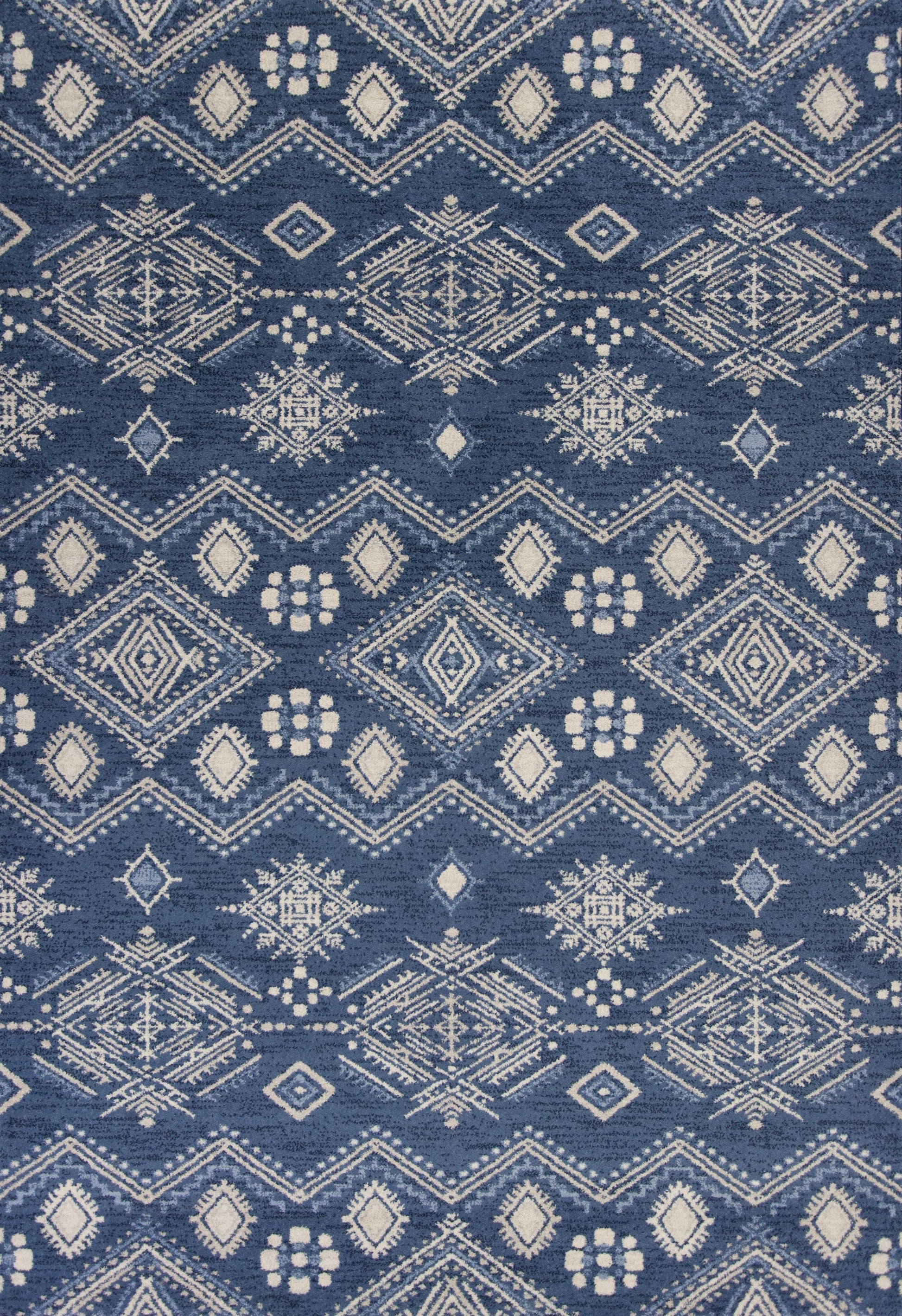 HomeRoots 2' x 4' Polypropylene Demin Area Rug