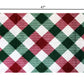 HomeRoots 2' x 4' Red and Green Plaid Washable Floor Mat