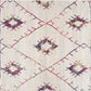 HomeRoots 2' x 4' White Berber Pattern Area Rug
