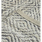 HomeRoots 2' x 5' Gray and White Diamonds Area Rug