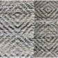HomeRoots 2' x 5' Gray and White Diamonds Area Rug