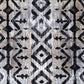 HomeRoots 2' x 6' Black and Gray Aztec Washable Runner Rug