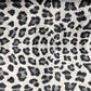 HomeRoots 2' x 6' Black and Gray Cheetah Washable Runner Rug