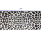 HomeRoots 2' x 6' Black and Gray Cheetah Washable Runner Rug