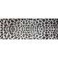 HomeRoots 2' x 6' Black and Gray Cheetah Washable Runner Rug