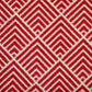 HomeRoots 2' x 6' Deep Red and Tan Arrow Geo Washable Runner Rug