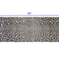 HomeRoots 2' x 6' Gray and Brown Cheetah Washable Runner Rug