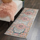 HomeRoots 2’ x 6’ Gray and Gold Medallion Runner Rug