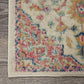 HomeRoots 2' x 6' Ivory and Pink Medallion Runner Rug