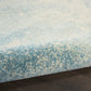 HomeRoots 2' x 6' Light Blue and Ivory Abstract Sky Runner Rug