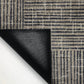 HomeRoots 2' x 6' Modern Geo Lines in Squares Washable Runner Rug