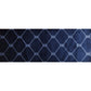HomeRoots 2' x 6' Navy Nautical Knots Washable Runner Rug