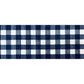 HomeRoots 2' x 6' Navy and White Buffalo Plaid Washable Runner Rug