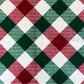 HomeRoots 2' x 6' Red and Green Plaid Washable Runner Rug
