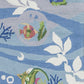 HomeRoots 2' x 7' Blue Aquatic Tropical Runner Rug