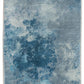 HomeRoots 2' x 7' Blue White Abstract Sky Runner Rug