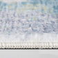 HomeRoots 2' x 7' Blue Yellow Abstract Sky Runner Rug