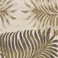 HomeRoots 2' x 7' Blue or Sage Tropical Leaves Rug