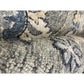 HomeRoots 2' x 7' Gray Floral FIligree Runner Rug
