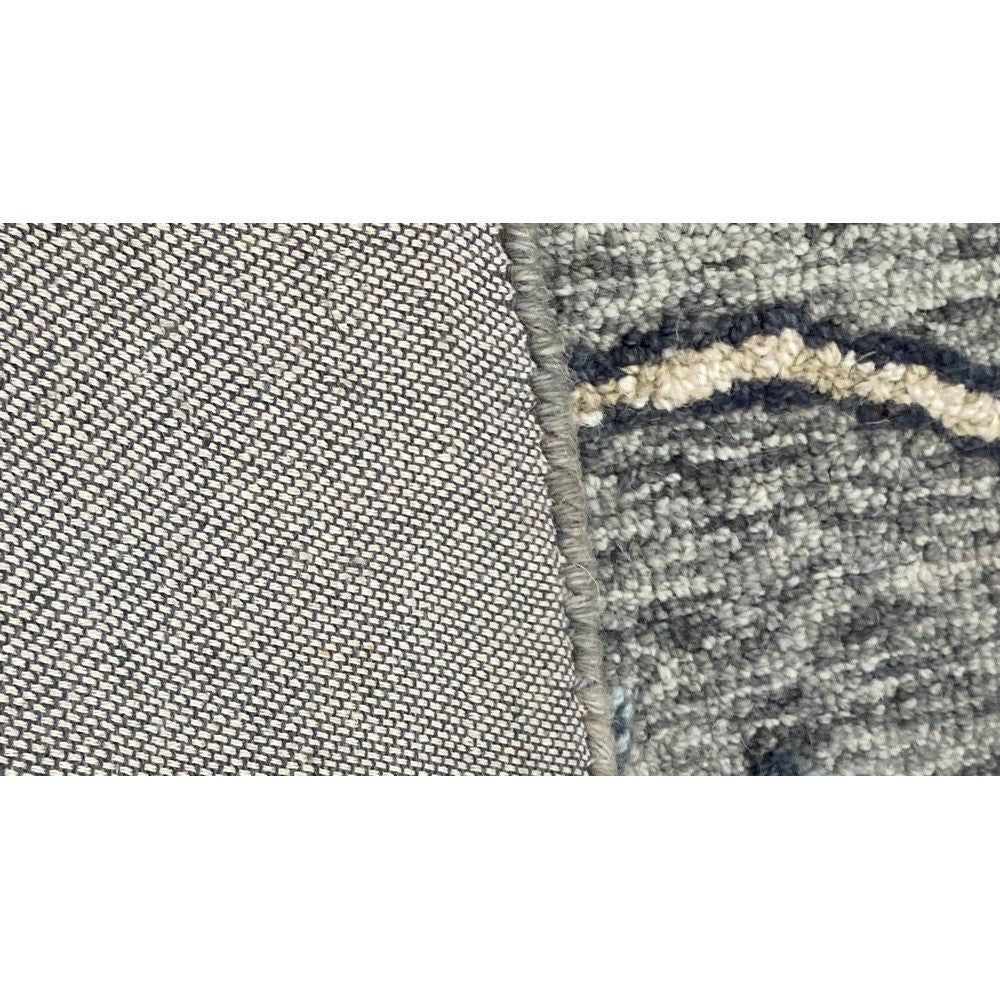HomeRoots 2' x 7' Gray Floral FIligree Runner Rug