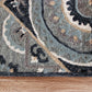 HomeRoots 2' x 7' Gray Geometric Medallion Runner Rug