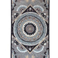 HomeRoots 2' x 7' Gray Geometric Medallion Runner Rug