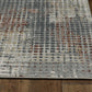 HomeRoots 2' x 7' Grey or Brick Polypropylene and Polyester Runner Rug