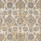 HomeRoots 2' x 7' Ivory Sand Floral Vine Wool Indoor Runner Rug