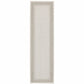 HomeRoots 2' x 7' Ivory and Gray Bordered Indoor Outdoor Runner Rug
