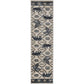 HomeRoots 2' x 7' Ivory or Blue Polypropylene Runner Rug