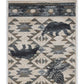 HomeRoots 2' x 7' Ivory or Blue Polypropylene Runner Rug