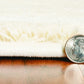 HomeRoots 2' x 7' Ivory or Grey Abstract Brushstrokes Runner Rug