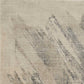HomeRoots 2' x 7' Ivory or Grey Abstract Brushstrokes Runner Rug