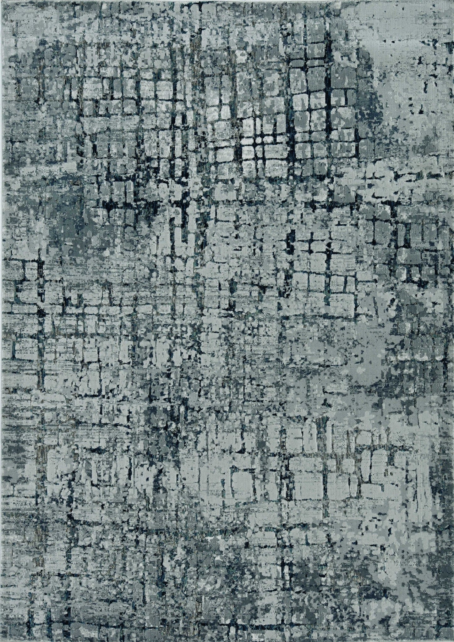 HomeRoots 2' x 7' Ivory or Grey Polypropylene and Polyester Runner Rug