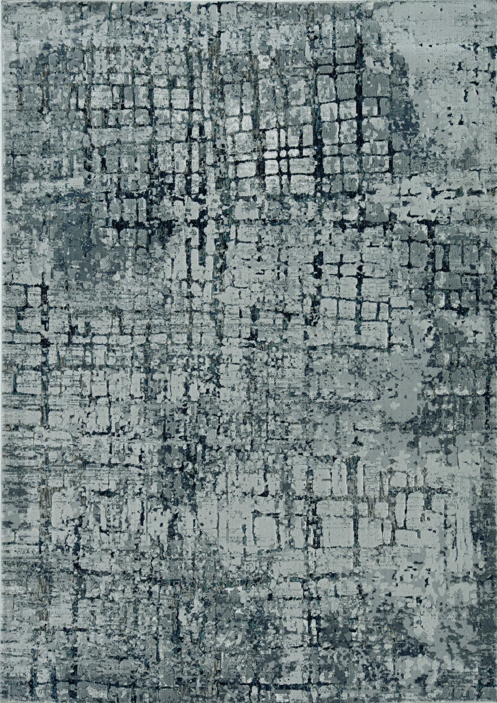 HomeRoots 2' x 7' Ivory or Grey Polypropylene and Polyester Runner Rug