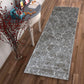 HomeRoots 2' x 7' Ivory or Sand Ancient Viscose Runner Rug